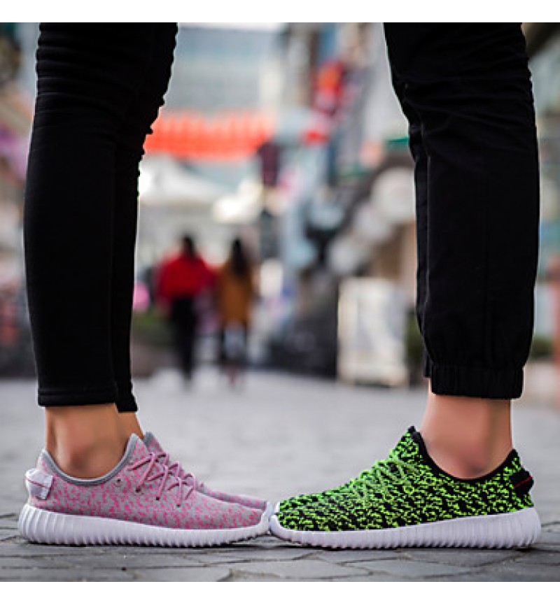 Running Women's/Men's/Lovers' Canvas Platform Platform / Creepers / Comfort Athletic Shoes Outdoor / Athletic / Casual Black