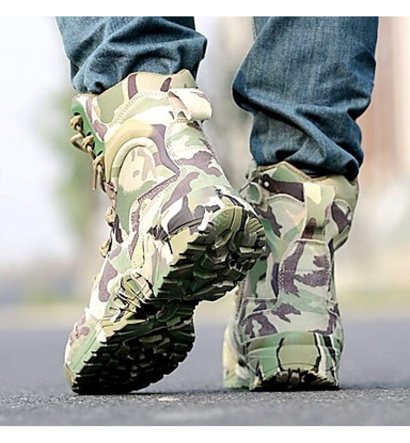 Shoes   2016 Hot Sale Outdoor/Work Leather/Synthetic Camouflage Color Hard-wearing Combat Boots  