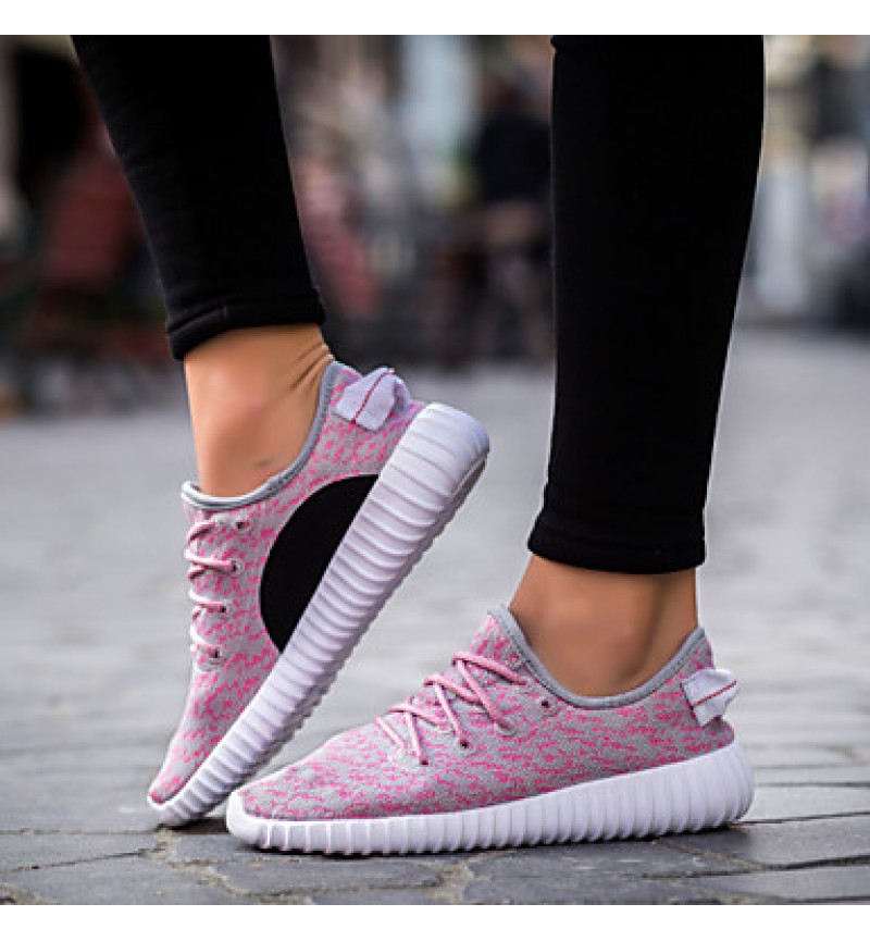 Running Women's/Men's/Lovers' Canvas Platform Platform / Creepers / Comfort Athletic Shoes Outdoor / Athletic / Casual Black