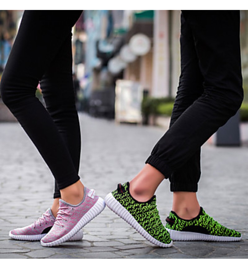 Running Women's/Men's/Lovers' Canvas Platform Platform / Creepers / Comfort Athletic Shoes Outdoor / Athletic / Casual Black